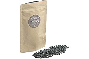 Rimoco N°116 Bio Kampot Pfeffer schwarz - echte schwarze Kampot Pfefferkörner aus Kambodscha | eine der edelsten Pfeffersorten der Welt | Bio Anbau (DE-ÖKO-007) | 500g in Kraftpapier Zip-Beutel