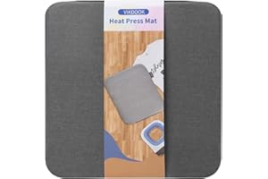 VIKDOOK Tapete de prensa de calor fácil compatible con Easypress 2 8 x 10 pulgadas, 12 x 12 pulgadas, tapete para proyectos de transferencia de planchado de vinilo HTV