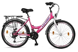 Talson TMX Vélo pour fille 24" avec dérailleur à 21 vitesses et jantes en aluminium