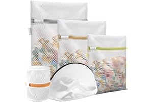 Prezon Sacchetti per Biancheria, Sacchetti per Lavatrice, Borsa per la Biancheria in Rete Riutilizzabili e Durevoli per Camicette Delicate, Calze, Biancheria Intima, Reggiseni e Scarpe
