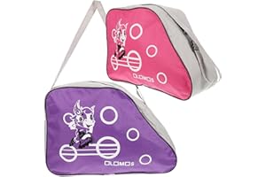 BESPORTBLE 2Pcs Roller Skate Bag: Oxford Skating Shoes Storage Bag Zipper Portable Roller Skates Holder ice Skates Pouch Roller Carrier Shoe Bag Skate Bag