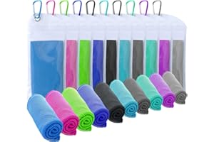 SZELAM Kühlendes Handtuch,EIS-Handtuch,Atmungsaktives,kühles Handtuch,Mikrofaser-Handtuch für Yoga, Fitnessstudio,Training,Sport,Fitness,Laufen,Camping,Wandern