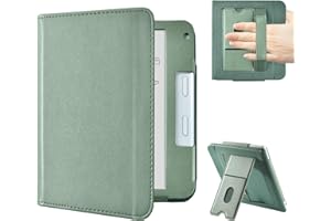 E NET-CASE Coque pour 7" Kobo Libra Colour 2024 / Kobo Libra 2 2021, Coque Liseuse Housse de Protection avec Réveil/Sommeil Automatique, Béquille Fente pour Carte et Dragonne