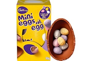 Cadbury Dairy Milk Mini Egg Easter Egg, Includes 1 Small Chocolate Shell with Mini Eggs Inside, Gift for Easter, 95 g (Pack of 1)