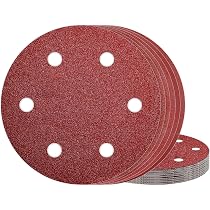 20 pièces Disque abrasif 225 mm Disque de Ponçage 240 Grain pour les ponceuses à long col, les