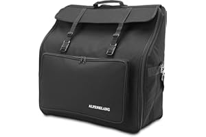 Alpenklang Akkordeontasche für 120 Bass Akkordeon (Schultergurte, wasserabweisend, gepolstert, Akkordeon Gigbag, Tragetasche)