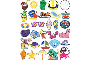 CUNUEN Summer Decoration Charms, Cute Charm Gift for Toddler Girls Kids Teens Women Adults