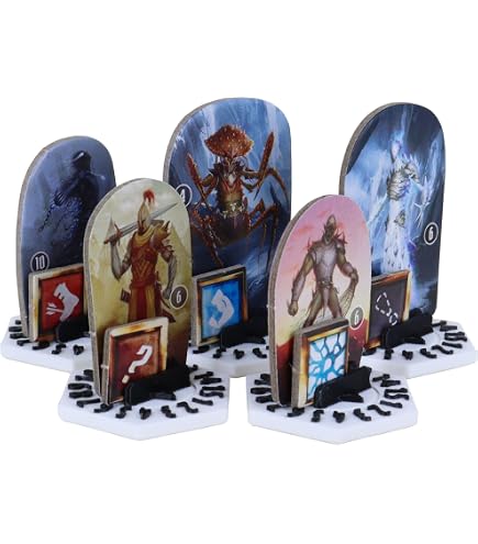 27 Supports Hexagonaux Gloomhaven – Tracker HP Et Statuts, 18 Noirs + 9 Rouges, Pour Monstres, Jeu De Société