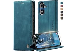 Deisyzy Handyhülle für Samsung Galaxy A36 5G Hülle mit Schutzfolie, [Kartenfach] [Ständer] Premium PU Leder Schutzhülle, Magnet Klappbar Klapphülle Flip Case Kompatibel mit Samsung A36 - Blau