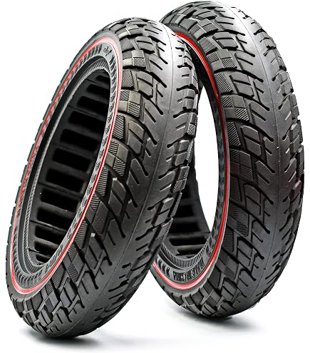 ANSENI Pneu Plein 10 Pouces (60/70-7.0) Pour Xiaomi Scooter 4 Pro/Pro Max – Anti-crevaison, Antidérapant, Increvable