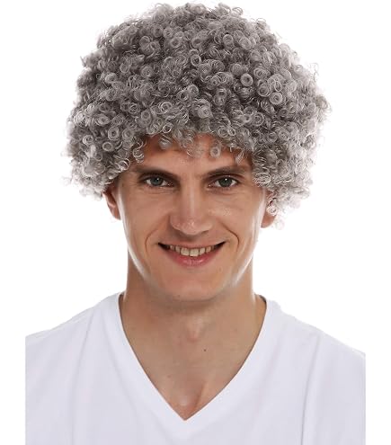 Rouflaquette Origine Perruque Rockabilly Années 50 - Style Banane Et Rouflaquettes (Brun Acajou) - WIG ME UP Perruque Halloween Homme