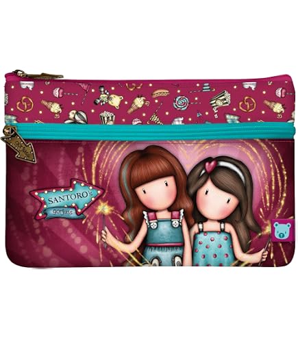 Trousse Métallique Gorjuss Fairground « Fireworks » - SANTORO - 9 X 19