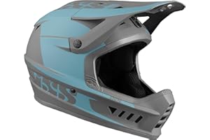 IXS Xact Evo Casque intégral VTT/E-Bike/BMX Adulte Unisexe, Ocean-Graphite, ML (57-59cm)