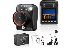 ZIMOCE Outdoor Time Lapse Camera with Weatherproof Case, 48MP & 1296P MP4 Video, 180-Day Battery, 110° Wide Angle, LED Light, 64GB Card, 3 Mounts for Construction, Garden Growth, Sunsets & DIY