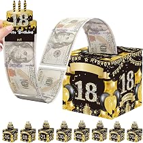Salvadanaio a sorpresa con scritta Happy Birthday, regalo di compleanno, F1f2, divertente scatola regalo per contanti e compleanno