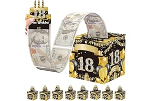 POPOYU Pudełko na pieniądz na 18. urodziny, zabawne prezent gotówkowy dla dziewcząt