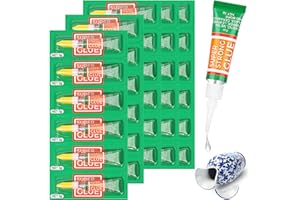 LUCOMB 30 x 3 g Multipack Sekundenkleber Cyanacrylat-Klebstoff, Mini-Einmaltuben für Kunststoff, Holz, Metall, Schulhandwerk, dauerhafte Reparatur von Strassschmuck; Cyanoacrylate (CA) Super Strong Glue