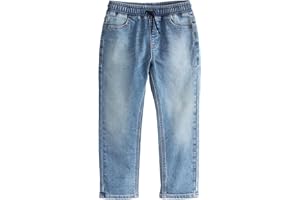 NEXT Ragazzo Jeans Elasticizzati con Elastico in Vita e vestibilità Regular