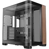 Antec C8 Curve Wood, Fanlar Dahil Değil, Ahşap &Ouml;n Panel, S&uuml;per Geniş A&ccedil;ı Tek Kavisli Cam, &Ccedil;ift Odacıklı D&uuml;zen, Tip-C, 360mm R