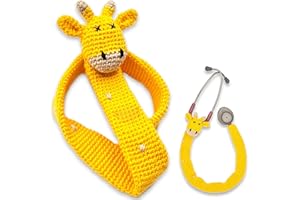 Thermikoa Astuccio Per Fonendo in Crochet - Accessori Fonendoscopio Littmann, Astuccio per Stetoscopio, Stetoscopi con Tubo o Campana Rimovibile, Infermiere Accessori
