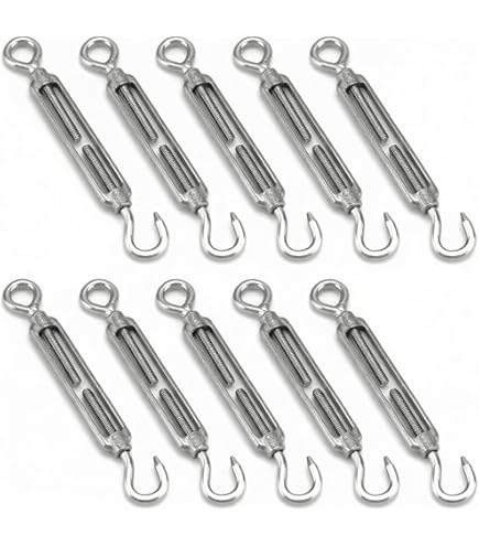 Cable Inox Kit, Cable Acier Gainé 2mm Piton à Visser Tendeur Cable Inox Serre Vis, Cable Acier Pvc Plastifié Suspension - Bricolage Cable Inox Kit, Cable Acier Gainé 2mm Piton à Visser Tendeur Cable Inox Serre Vis, Cable Acier Pvc Plastifié Suspension - Bricolage