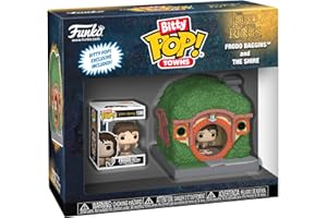 ‎FUNKO Funko Bitty POP! Town: The Lord of The Rings - Frodo Baggins & The Shire - Sammelbare Vinylfigur - Geschenkidee - Offizielles Merchandise - Spielzeug für Kinder & Erwachsene - Modellfigur für Sammler