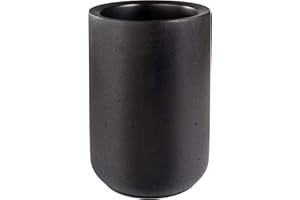 BUDDY´S BAR Buddy's Bar - Enfriador de botellas „Concreto“, enfriador de alta calidad de hormigón, con base anti rayaduras, enfriador de vino es apto para botellas de 0,7L. - 1,5L., negro