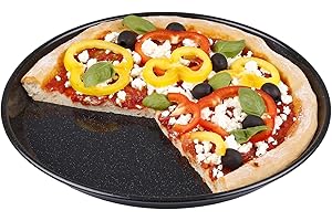 CHG 3461-66 Plaque de Four pour Pizza Émail Anthracite 32 cm