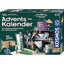 アミューズメント景品　13点セット KOSMOS 661083 Experiments Advent Calendar 2024, The Most Beautiful