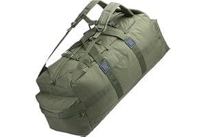 Backferry Duża wojskowa torba marynarska plecak taktyczny sprzęt terenowy torba marynarska torba wojskowa torba rozmieszczona 85 l, Oliwkowo-zielony, PLECAK DUFFLE BAG