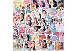 TACOMEXI Melanie Martinez naklejki na laptopa, 50 sztuk, opakowanie bombowe na samochód, bagaż, deskorolkę, motocykl, dla nastolatków i dorosłych