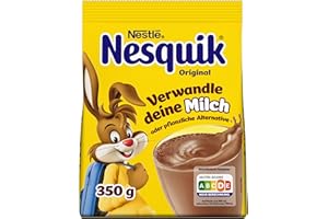 Nestlé Nesquik Original kakaohaltiges Getränkepulver, ideal für Milchshakes & heiße Getränke, 1er Pack (1 x 350g)