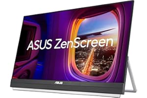 ASUS ZenScreen MB229CF - 22 Zoll tragbarer USB Monitor - Full HD 1920x1080, USB Typ-C 60 Watt, HDMI, Autorotation, Kickstand - 100Hz IPS Panel, 16:9, entspiegelt, 2.1 Speaker