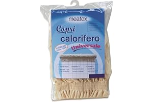 MEATEX Copri TERMOSIFONE, Bianco, cm 80-140