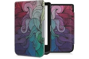 kwmobile Etui kompatybilne z Pocketbook Touch Lux 4/5/Touch HD 3/Color (2020)/ Vivlio Lux 5 etui - pokrowiec na czytnik e-booków - wielokolorowy ciemnoróżowy/niebieski/zielony