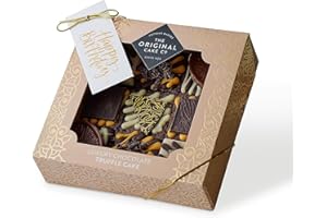 The Original Cake Company - Chocolate Orange Birthday Cake Selection, Chocolate Orange Truffle Cake, handmade cake selection - 9 pieces (Approx 50g per piece)