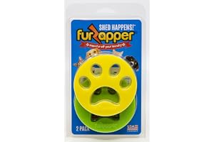 FURZAPPER 2-pack husdjurshårborttagare för tvättmaskin och torrpaket med 2, 70 cc, gul, 4867