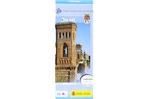 CNIG - Mapa provincial de España, Teruel, escala 1:200.000, dimensiones 113 x 100 cm (MP200)