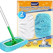 6 Stuks Swiffer WetJet Mist Herbruikbare Vervangende Doeken Microvezel Dweilen Voor Vloerreiniging Blauw 6 Stuks