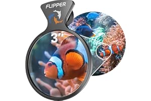FL!PPER Flipper DeepSee Visor magnético para Acuario de 3 Pulgadas