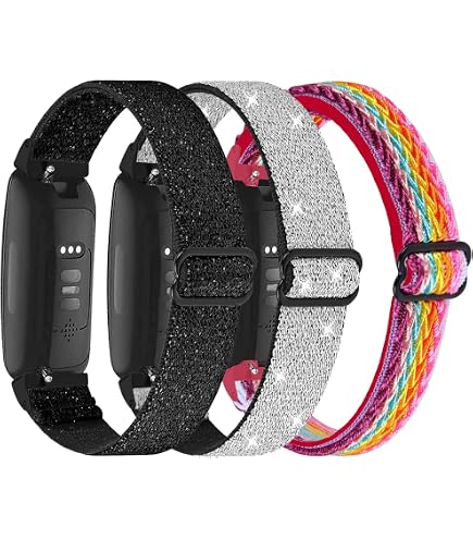 Meliya Ersatzarmband Für Fitbit Inspire 3 – Weiches Silikon, Verstellbar, Schwarz, Für Damen & Herren