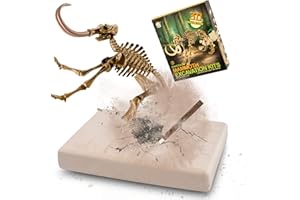 MUSCCCM Mammut Ausgrabungsset für Kinder, Dino Spielzeug, 3D-Skelett Dinosaur Modell Dino Ausgrabungsset, Dino Party Kindergeburtstag Spiele, Dino Geschenk Mitgebsel Kindergeburtstag Junge