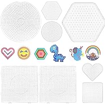 3er Set Bügelperlen Platten Groß - Transparente Steckplatten Für Kreative Perlenkunst