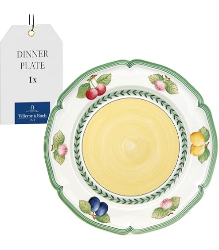 Villeroy & Boch Basket Garden Food Plate, 27 cm, Premium Porcelain