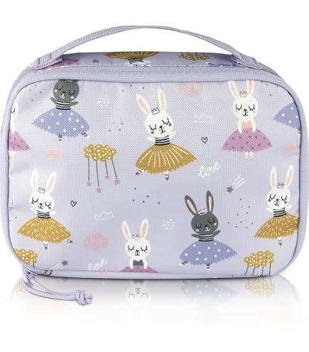 Sac à Déjeuner Isotherme Pour Enfants - Motif Aquarelle Cheval - Grande Capacité, Imperméable - Pour École, Pique-nique