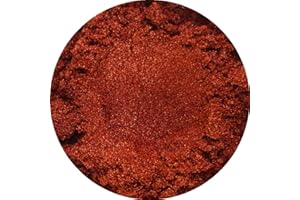 THESOAPERY Polvo de mica para uso cosmético en color naranja, 3-50 g, perfecto para jabones, sombra de ojos, bombas de baño, etc.