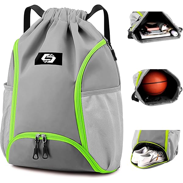 Sac à Dos à Cordon De Serrage, Sac De Sport Avec Compartiment à