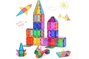 KATIAGO Montessori magnetyczne klocki, 42 sztuki, dla dzieci od 3+ lat, silny magnes, zabawka dla dzieci, idealna zabawka edukacyjna STEM, wspierająca kreatywność dla chłopców i dziewczynek (42 szt.)