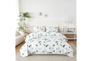 HOMEBLISS Komplet pościeli 120x190/200 cm z mikrofibrą, 3-częściowe prześcieradło z gumką, płaskie dla 1 osoby 180x250 cm, poszewka na poduszkę