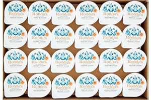 RODDA'S Roddas Frozen Cornish Clotted Cream Portion Pots - 48 x 40g | Individual Pots for Afternoon Tea, Fund Raising Events, Catering, Groups & Parties | Cream by Post